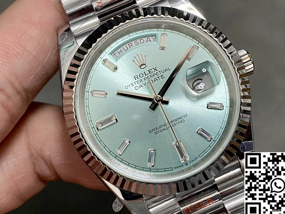 FashionForward Blue 1013 Tungsten Factory Rolex Day Dial Steel M228236-0006 QF v5 Date 0825